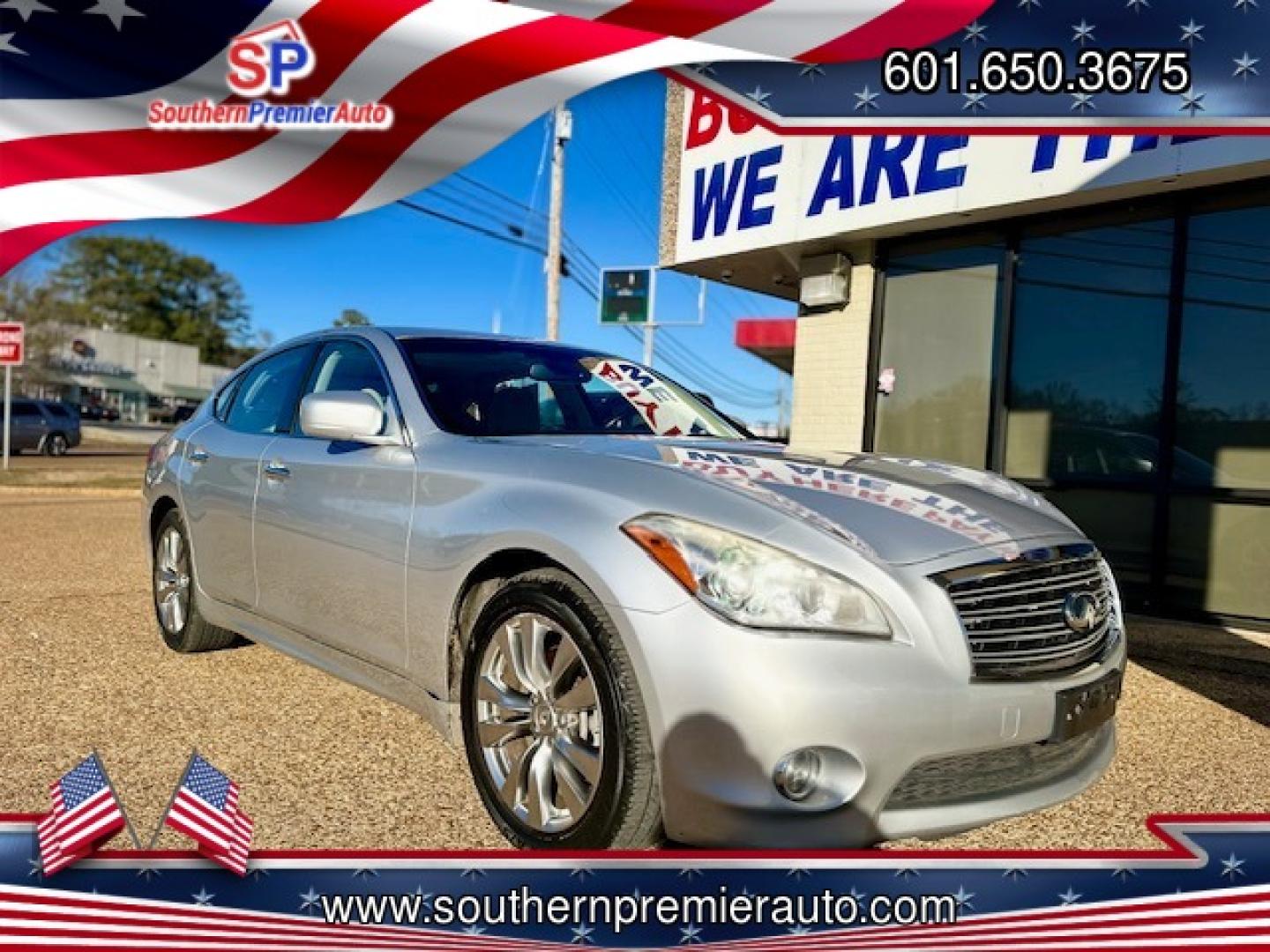 2012 SILVER INFINITI M37 BASE (JN1BY1AP3CM) , located at 922 W. Beacon St., Philadelphia, MS, 39350, (601) 650-3675, 32.770447, -89.127151 - Photo#0